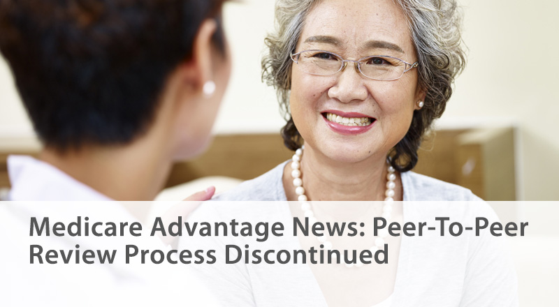 Peer-To-Peer Review Process Discontinued